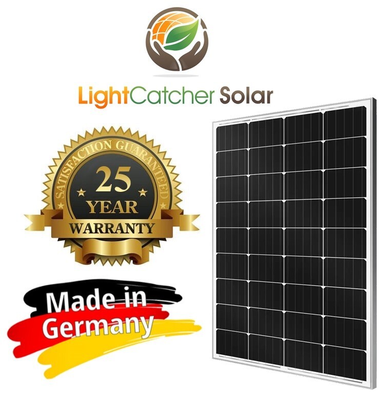 100 Watt 100W Solar Panel Kit with Solar Charge Controller 12V RV Boat Off Grid