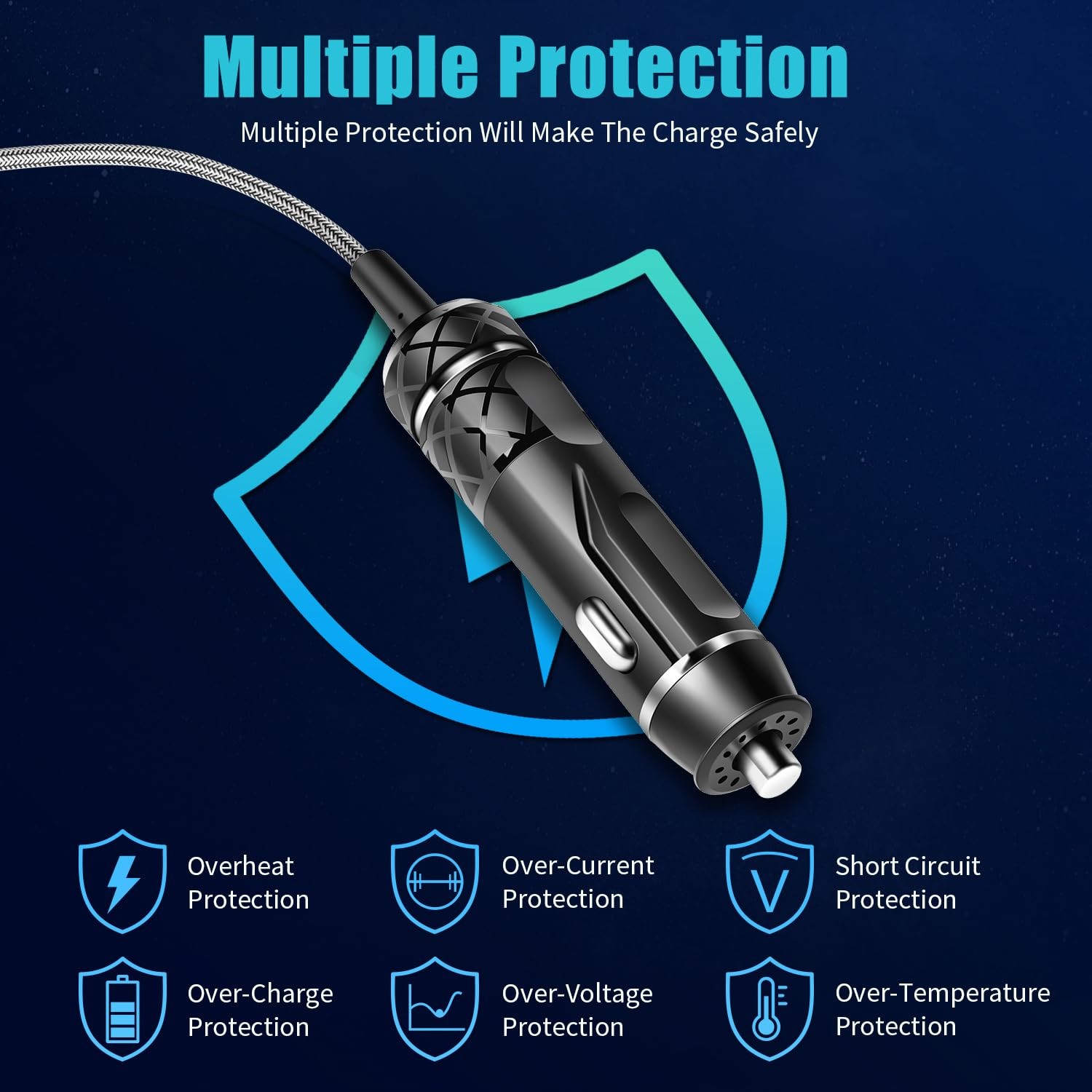 For Anker SOLIX Car Charging Cable Compatible with Anker C1000 Car Charging XT60