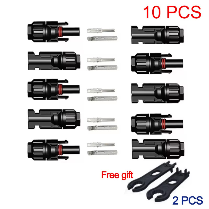 10/20/100Pcs Solar Connectors 1000V 30Asolar Panel Branch PV Connectors Photovol