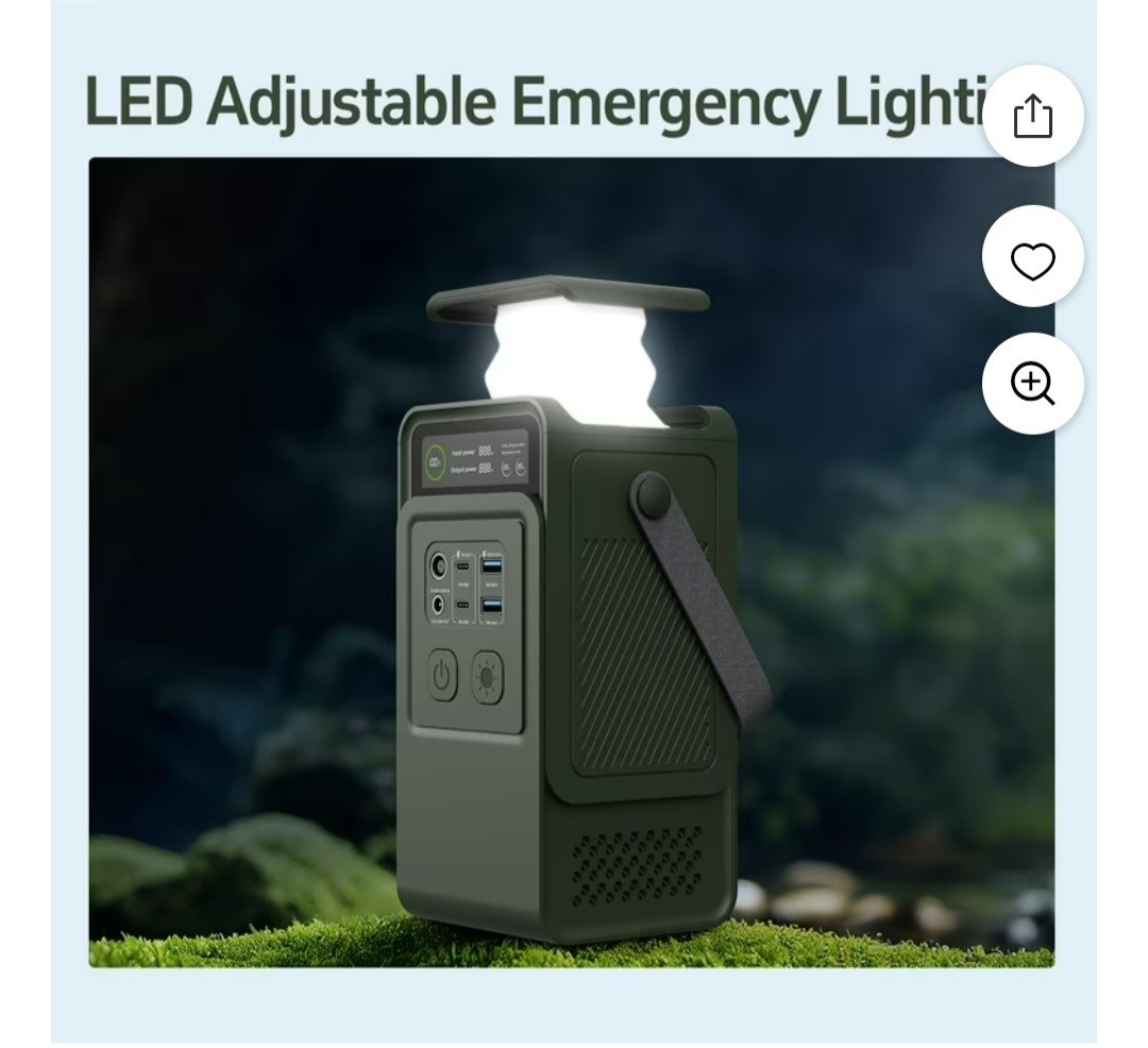 Portable Power Station Power bank 200W 60000 Mah LiFePO4 Battery Fast Charging
