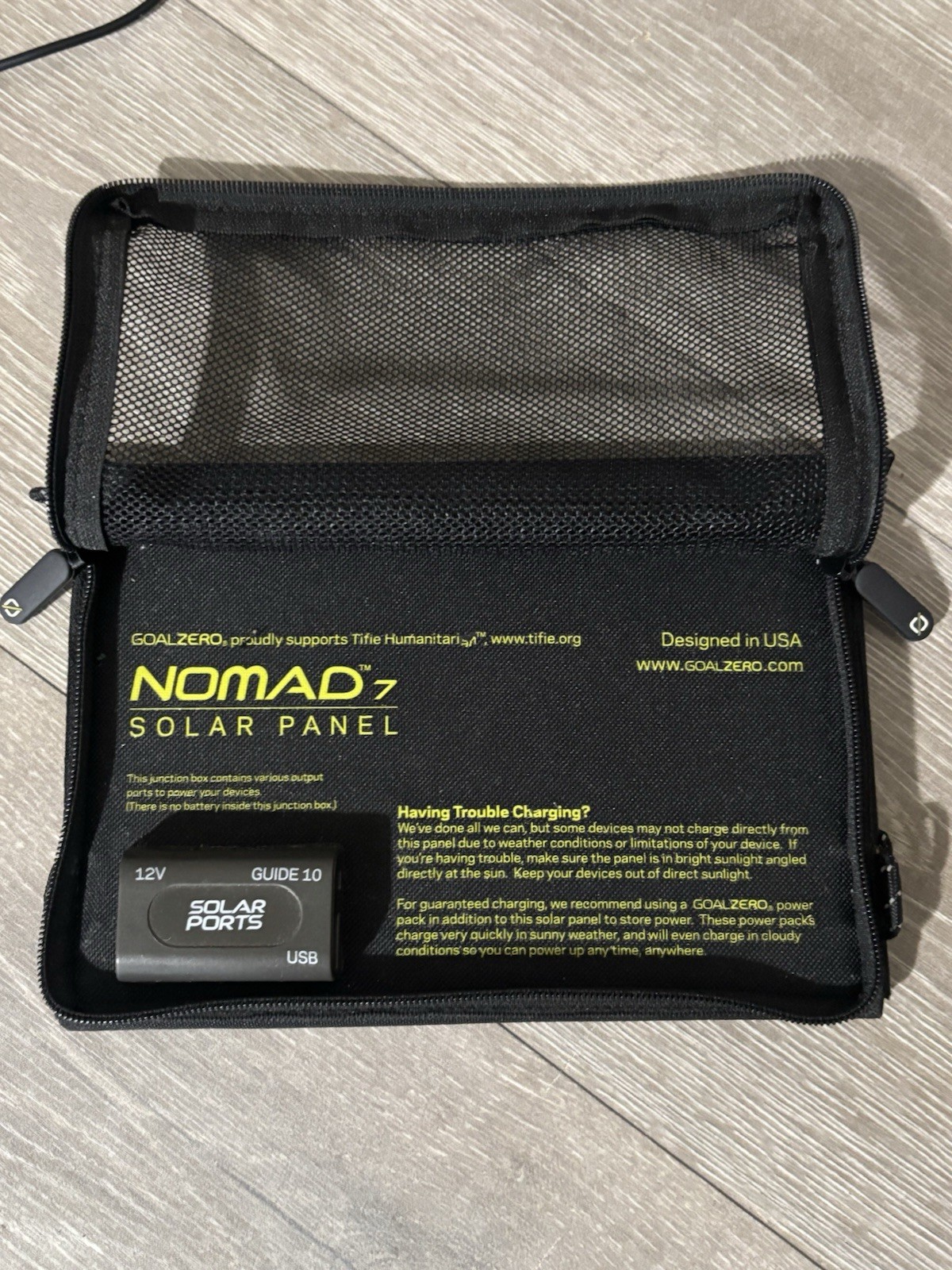 Lot of 2 Goal Zero Solar Panel – Nomad 7 Plus and Nomad 7 – SOLAR PANELS ONLY