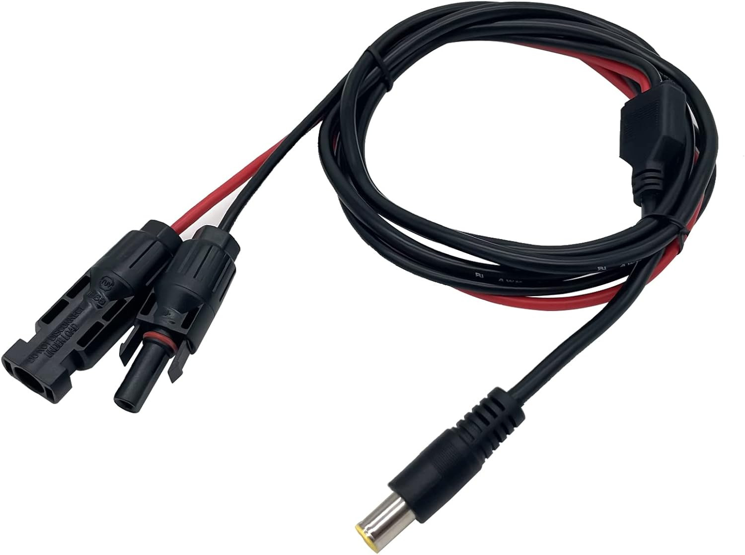 Solar Panel Connector to DC 8MM Adapter Cable, Compatible with Solar Connector