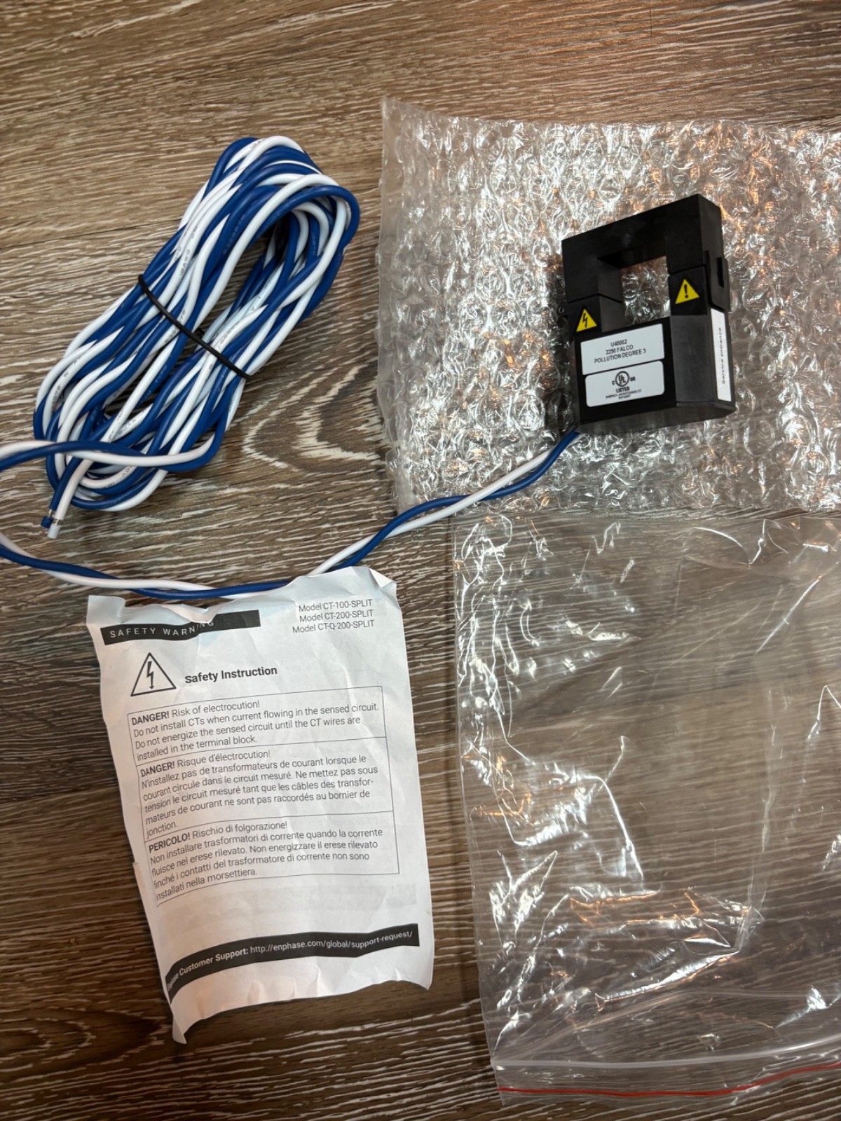 Enphase CT-200-SPLIT 200A Consumption Monitoring