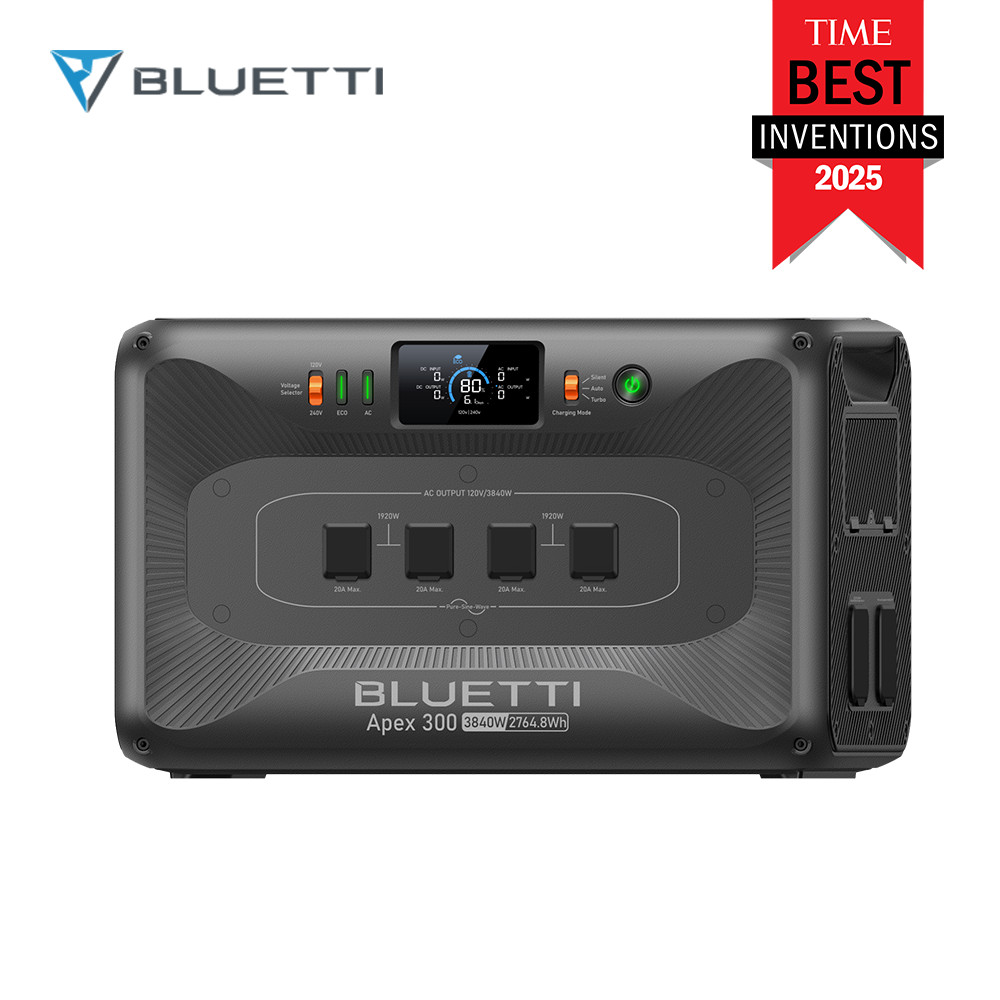 BLUETTI Apex 300 2764Wh Portable Power Station Expandable Generator for Off-grid