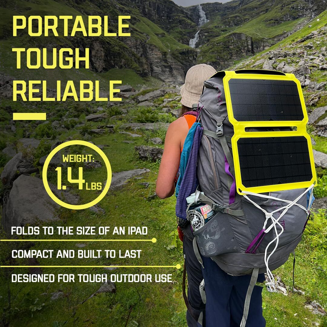 15 Watt Foldable Ip67 Waterproof Etfe Monocrystalline Solar Panel Charger With U