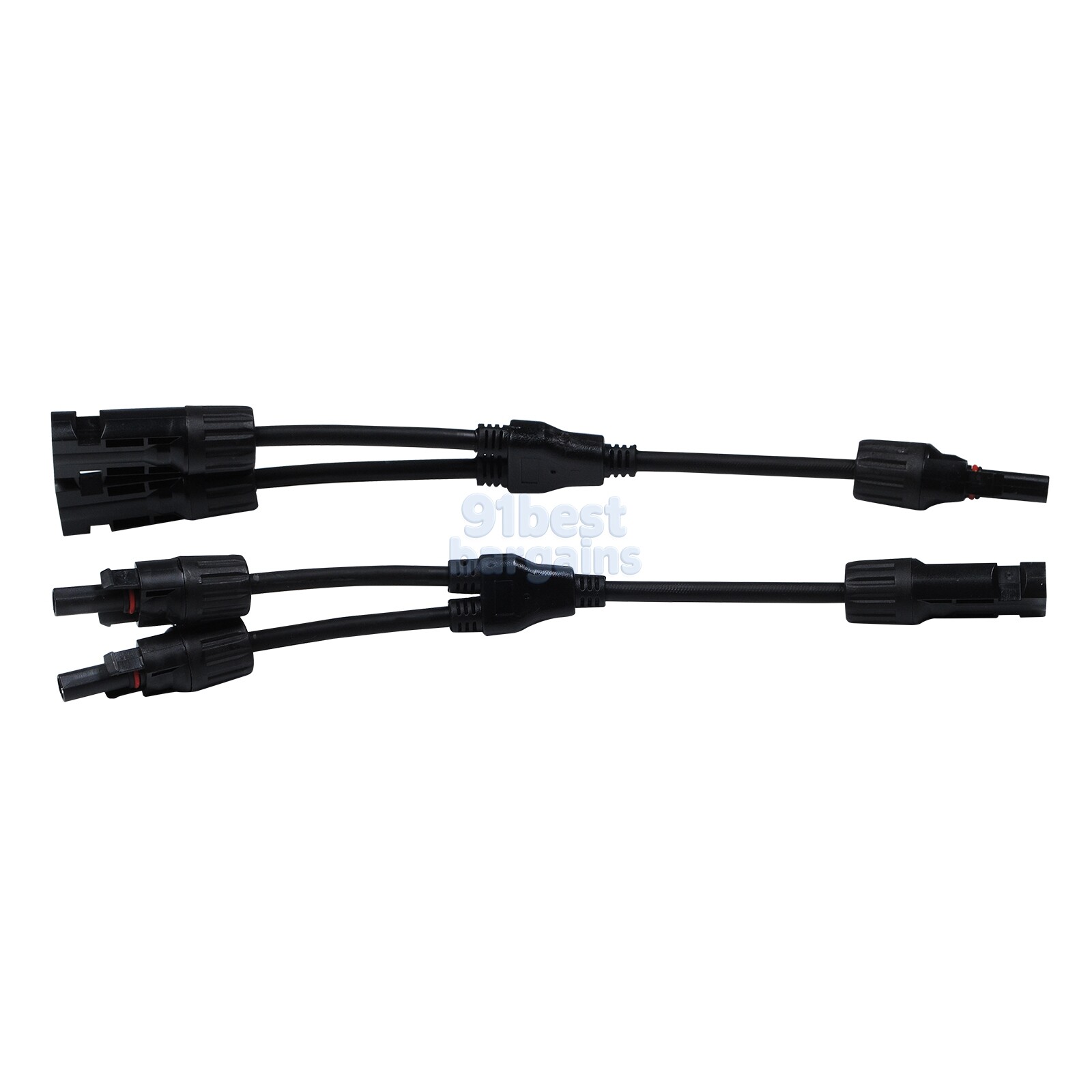Solar Panel Y Branch Cable Connection Waterproof Adapter Connector Extension