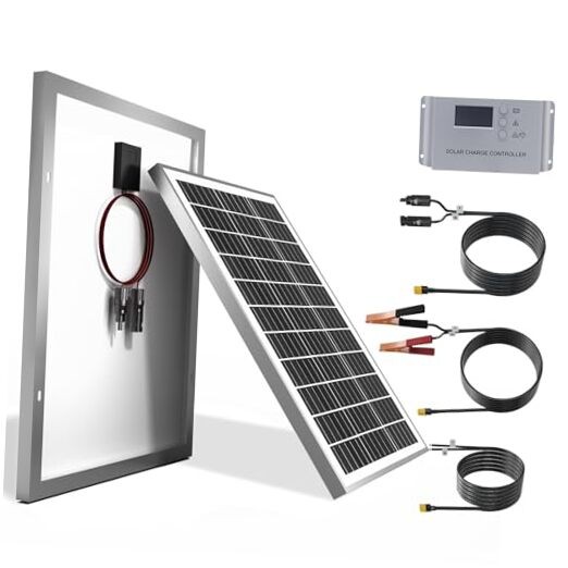 Solar Panel Kit 20W 12V Solar Battery Charger with Smart 20w solar kit