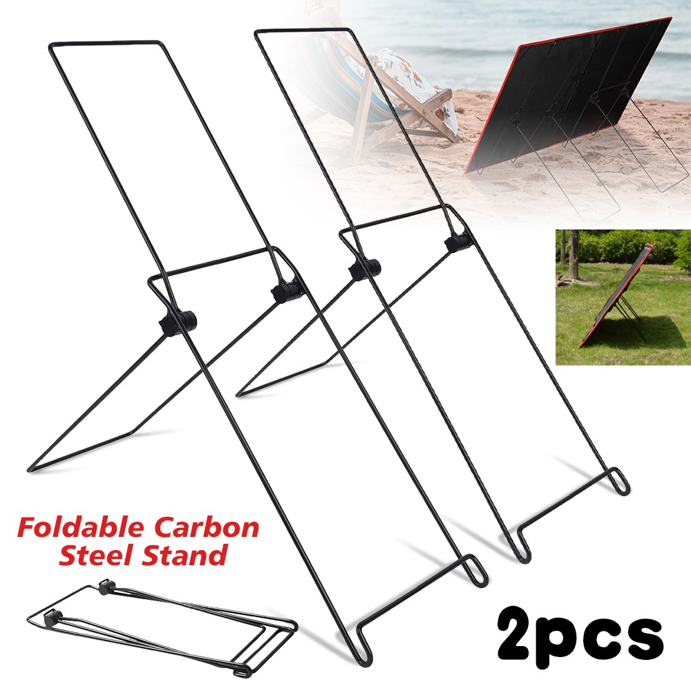 Solar Panel Mounting Brackets Carbon Steel Folding Rack Adjustable Support Stand