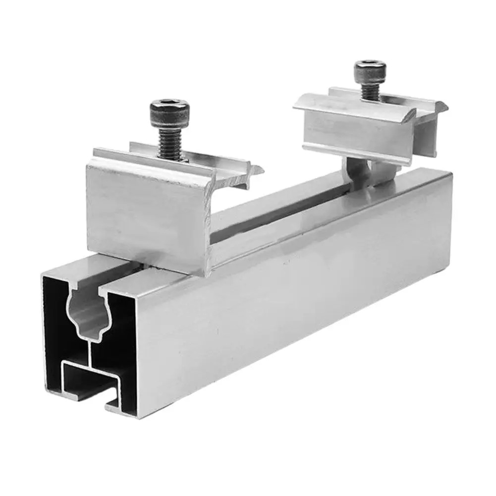 1Pc Solar Panel Clamp Quick Solar Pv Module Fastening Middle End Clamp for 3050M