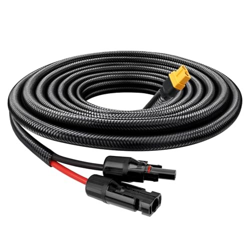 Solar to XT60 Cable 10AWG Adapter Cable for 6FT Solar