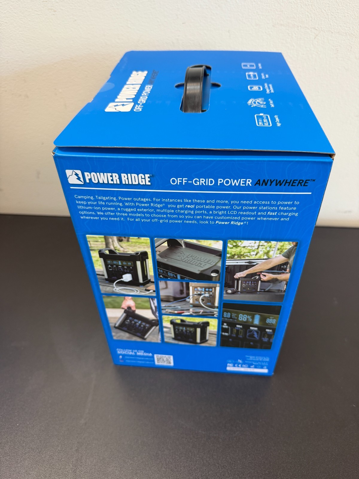POWER RIDGE X-300 POWER STATION OFF-GRID PORTABLE 299WH LITHIUM-ION BATTERY