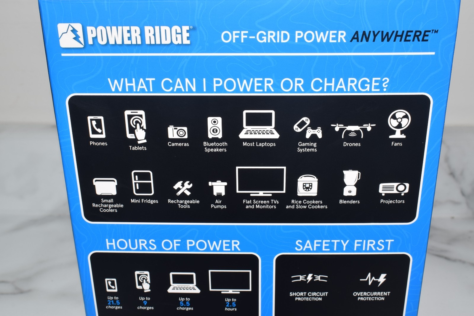 Power Ridge X-300 Portable Power Station 299Wh 83200mAh Lithium Solar Generator!