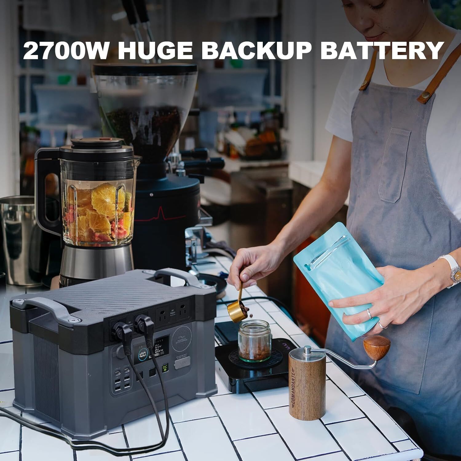 ALLPOWERS 2400W S2000 Pro Portable Power Station Generator For Outdoor Camping