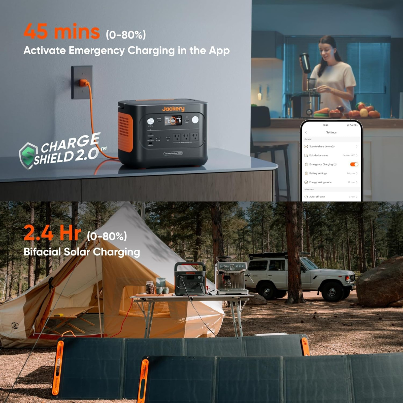 Jackery Explorer 1000v2 Portable Power Station 1070Wh