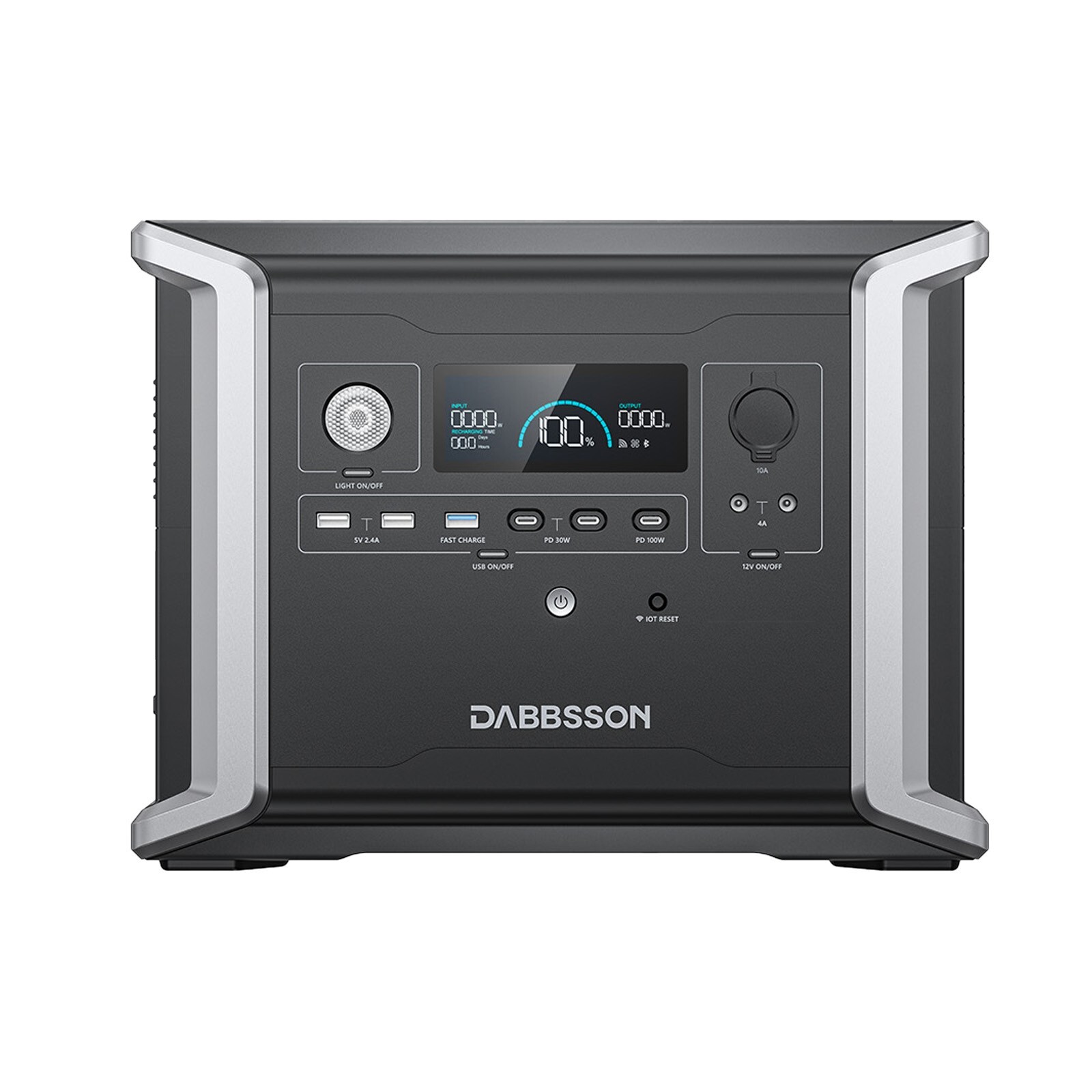 Dabbsson 2660Wh 2300W Solar Generator Portable Power Station LFP Home Backup RV