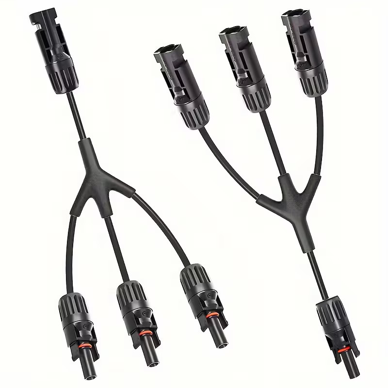 Y Branch Solar Panel Cable Wire Connector MMF FFM Set Wire T Splitter Waterproof