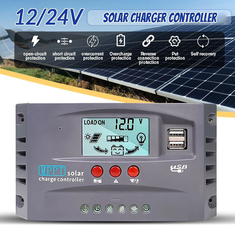 200 Watt Solar Panel Kit 12V Battery Charger w/Solar Angle Guide/Solar controler