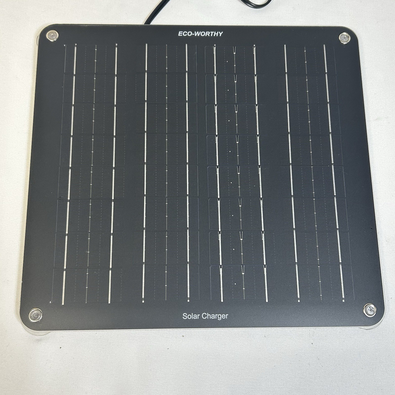 Solar Battery Trickle Charger 10W 12V OBDII with Stand for Car Truck Boat RV ATV