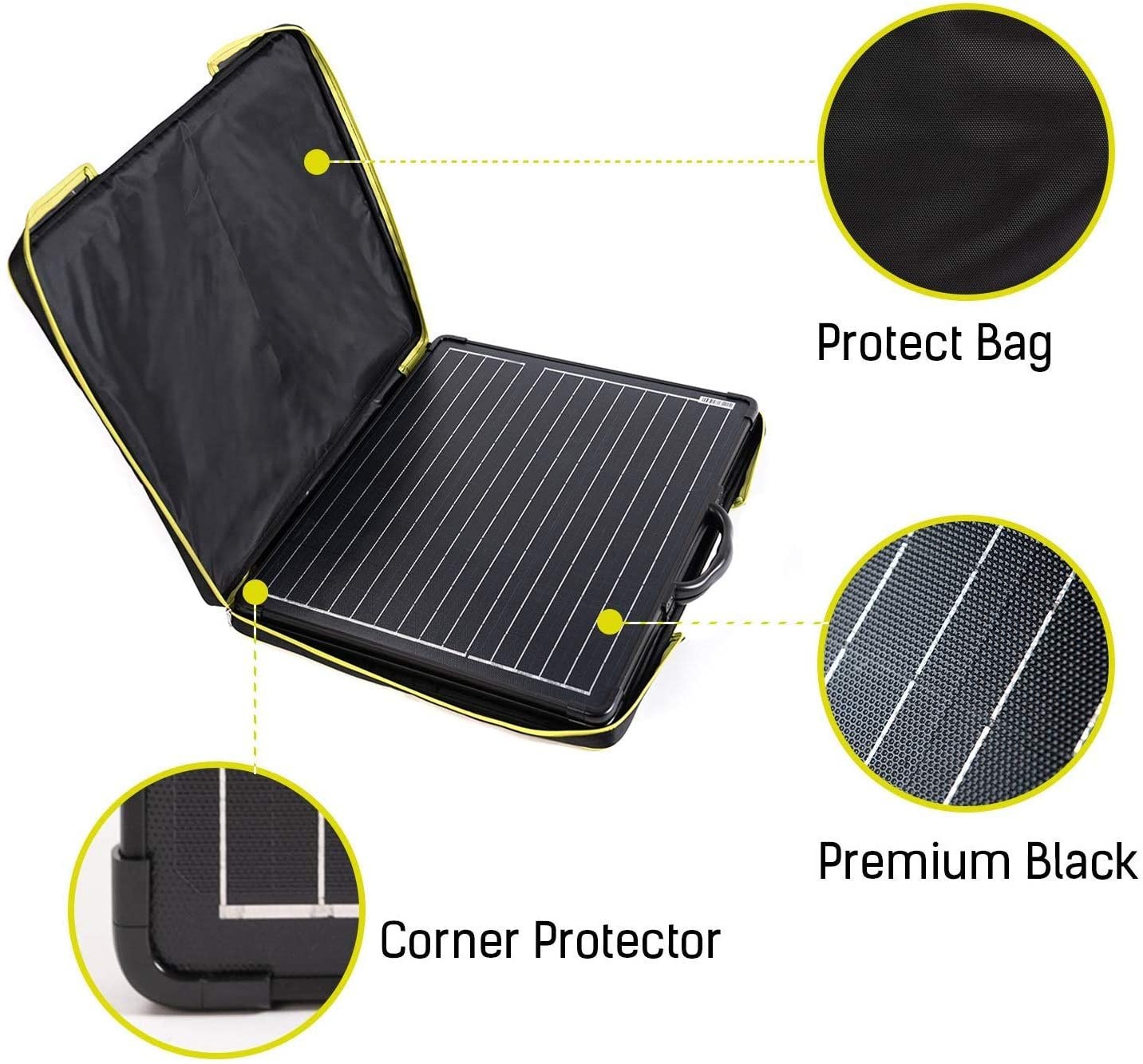 ACOPOWER 100W Portable Solar Panel Kit B0875M9GBQ HY-PLK-100WPX20A