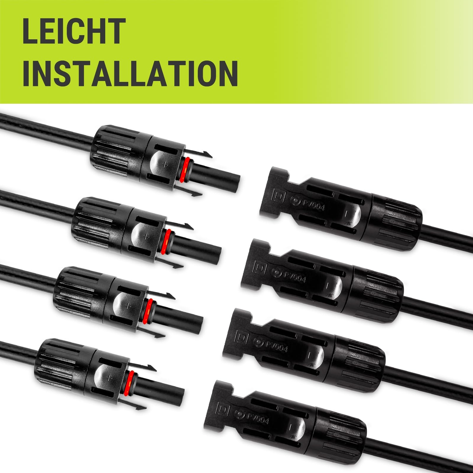 1 To 4 Y Solar Panel Connectors Parallel Branch Connector Cable Wire For Solar P