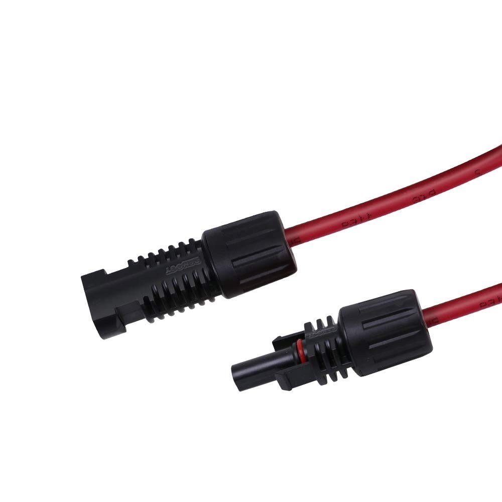 Renogy 20FT 12AWG Solar Panel Extension Cable with Female and Male Connectors