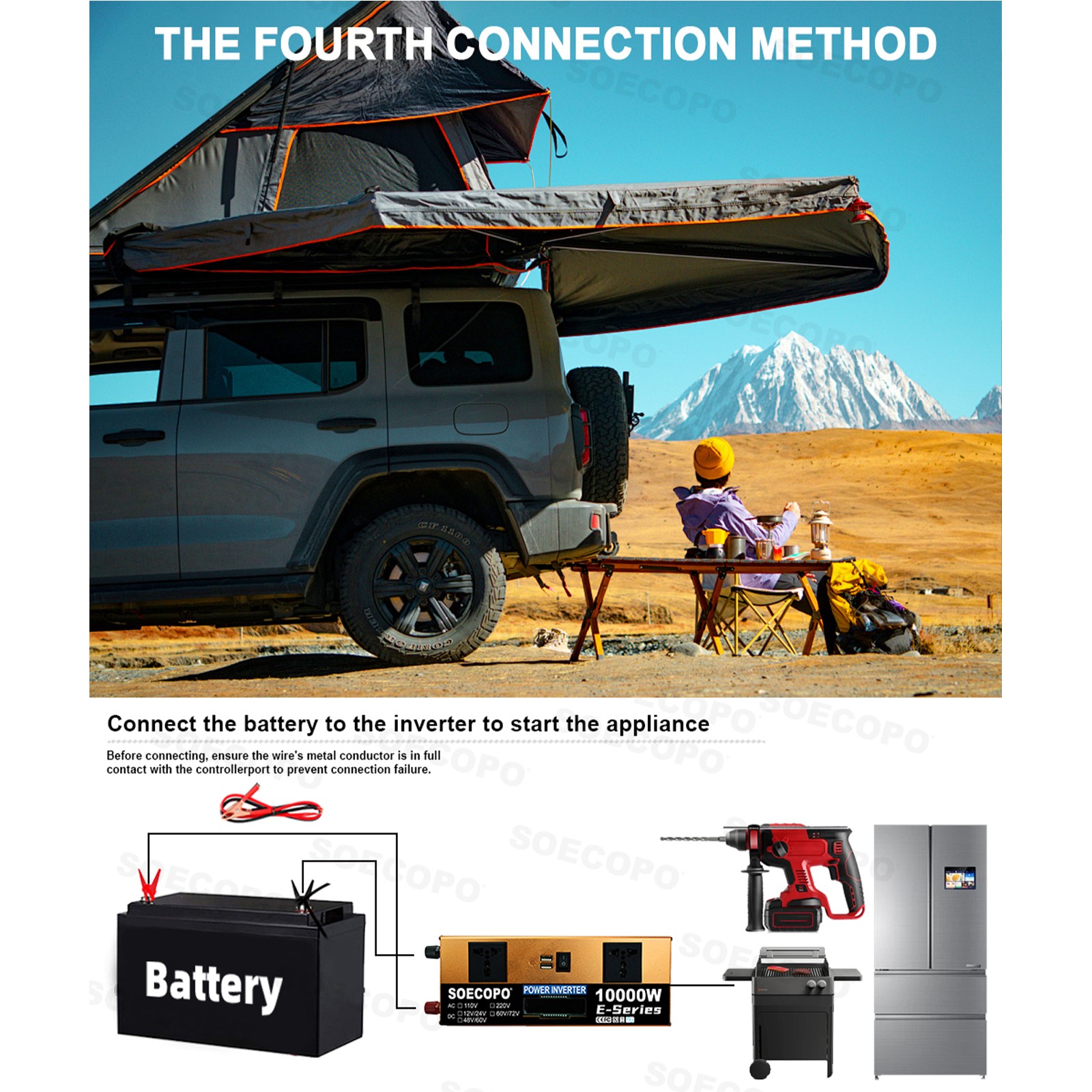 10000W Solar Kit | w/ Efficient Inverter, 2pcs Solar Panels, 100A ControllerXF