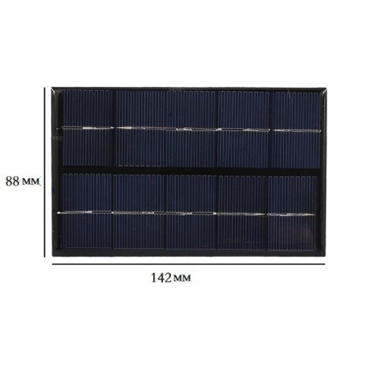 The 2W 5V solar panel solar charging board DIY solar charger 88X142MM