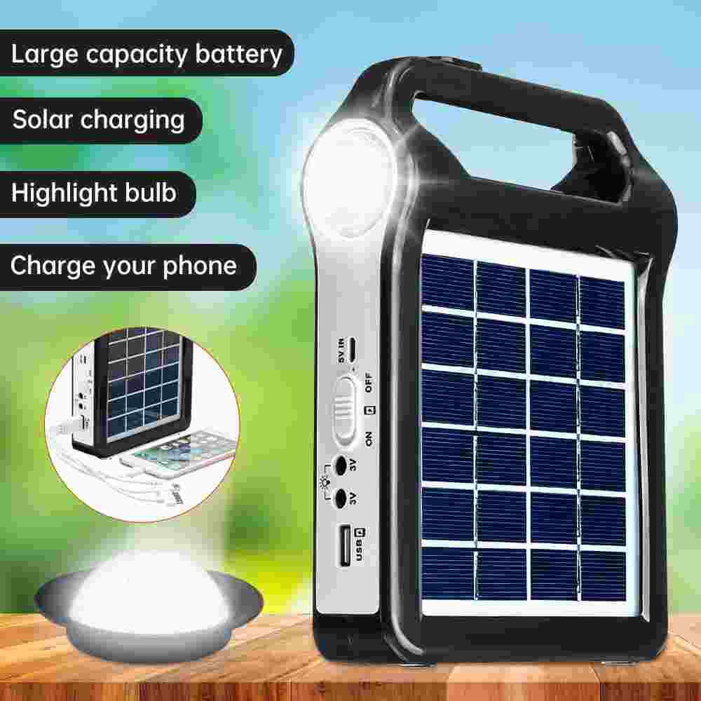 Portable Power Station Solar Generator Panel Power Bank Outlet Camping Emergency
