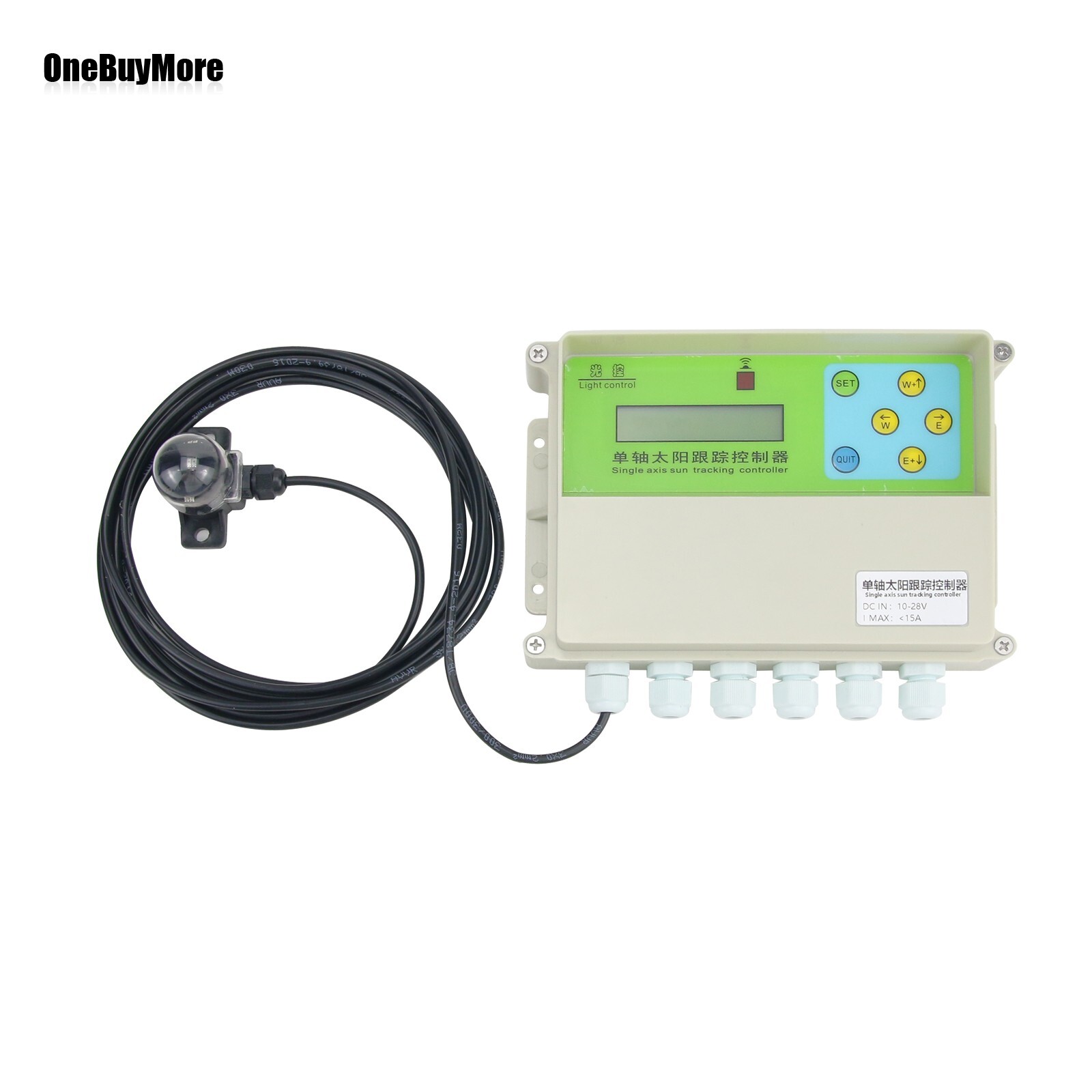 XMYC-1 Single Axis Solar Tracker Controller 12-24V with Wind Speed Sensor