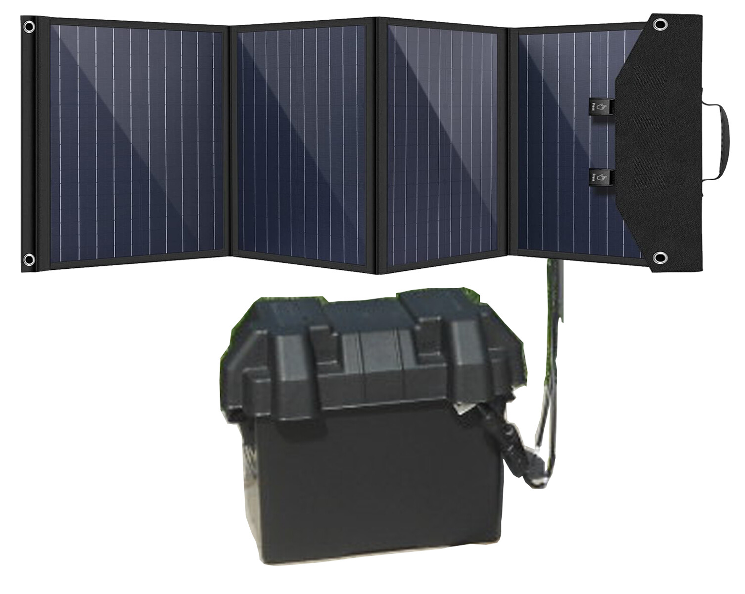 TEKTRUM PORTABLE 1500w/3000w POWER PACK STATION-FOLDABLE SOLAR PANEL-Plug-N-Play