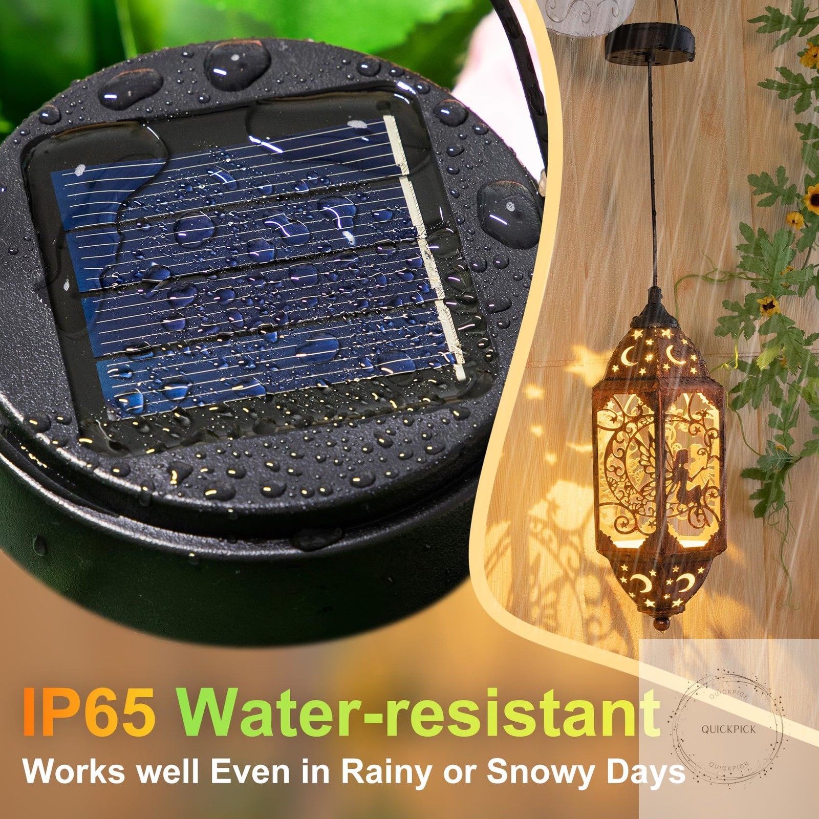 AA 600Mah Solar Light Replacement Top Parts for Solar Outdoor Lantern Waterproof