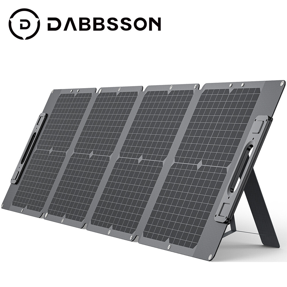 Dabbsson Portable Solar Panel Folding 120W IP67 Monocrystalline Design Outdoor