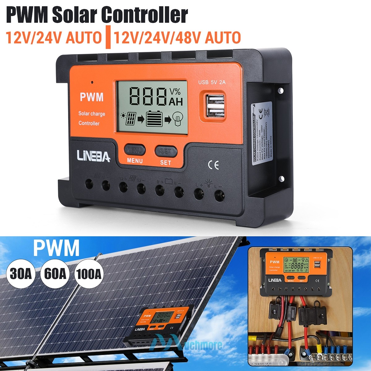 100W 200W 400W Portable Flexible Solar Panel Kit for RV Camping Off-Grid Rooftop