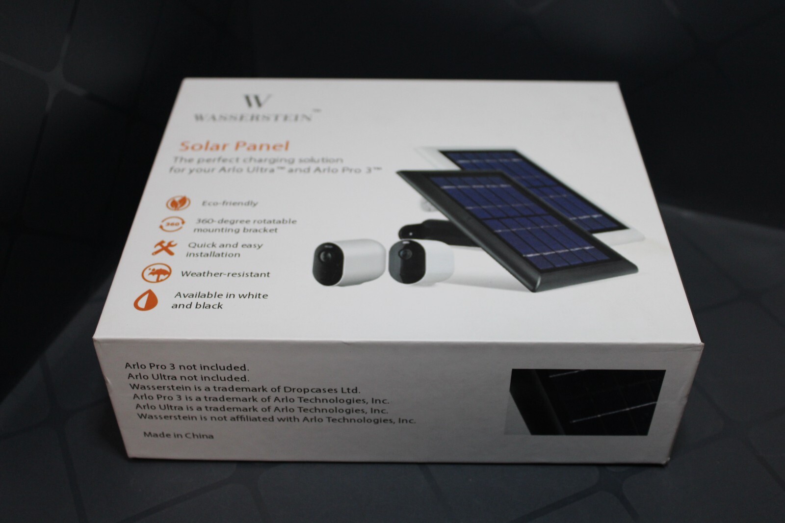 Wasserstein Solar Panel for Arlo Ultra and Pro 3 Not Tested Free Shipping
