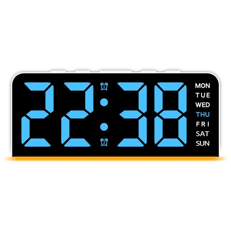 LED Alarm Clock with Clear Display and Built In Ambient Light Features