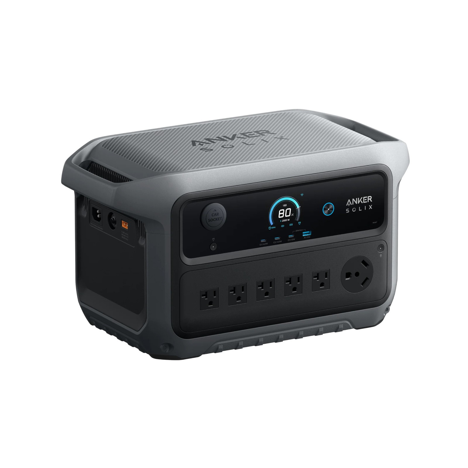 Anker SOLIX C2000 Gen 2 + 400W Solar Panel + Alternator Charger