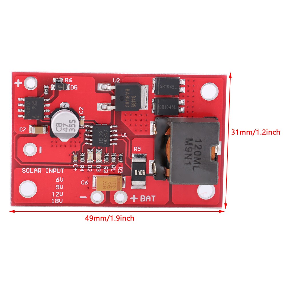 Solar Panel Controller Charging Module For 12V Lead Acid Battery Charger Part
