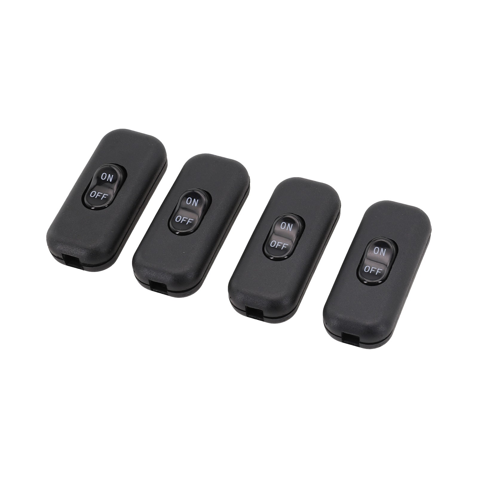 Inline Rocker Switch 6A 110-250V for Electric Lamps and Home Appliances