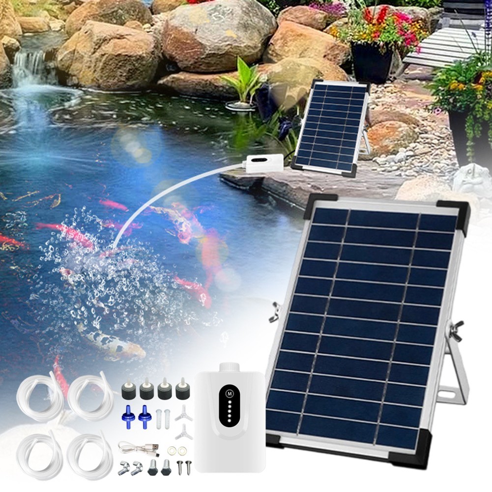 Indoor Space Aquarium Oxygenator 5?O Fish Pond Capacity 6000mAh Battery