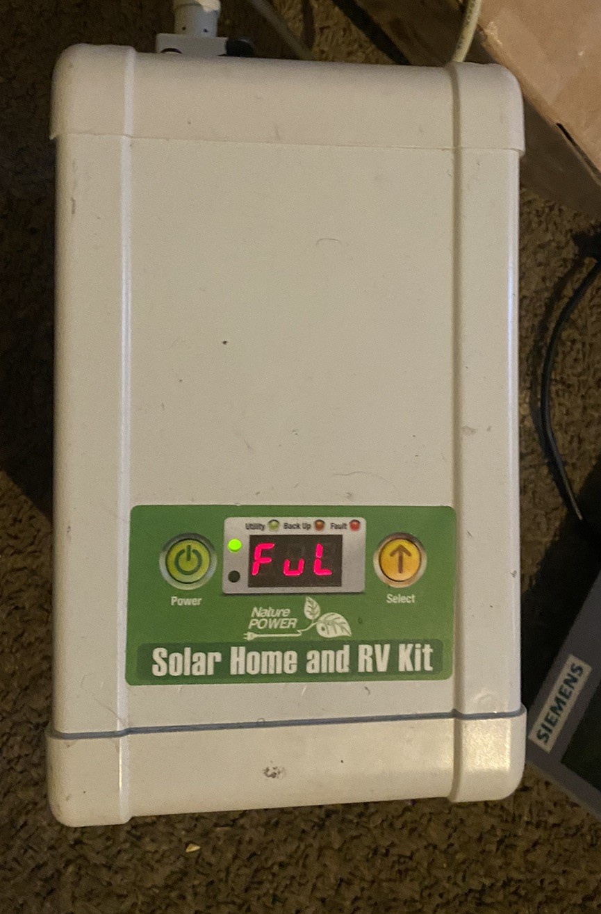 Nature Power Solar Home RV Portable Backup Power Kit 400W Up to 55 Hrs Rt🔥🔥