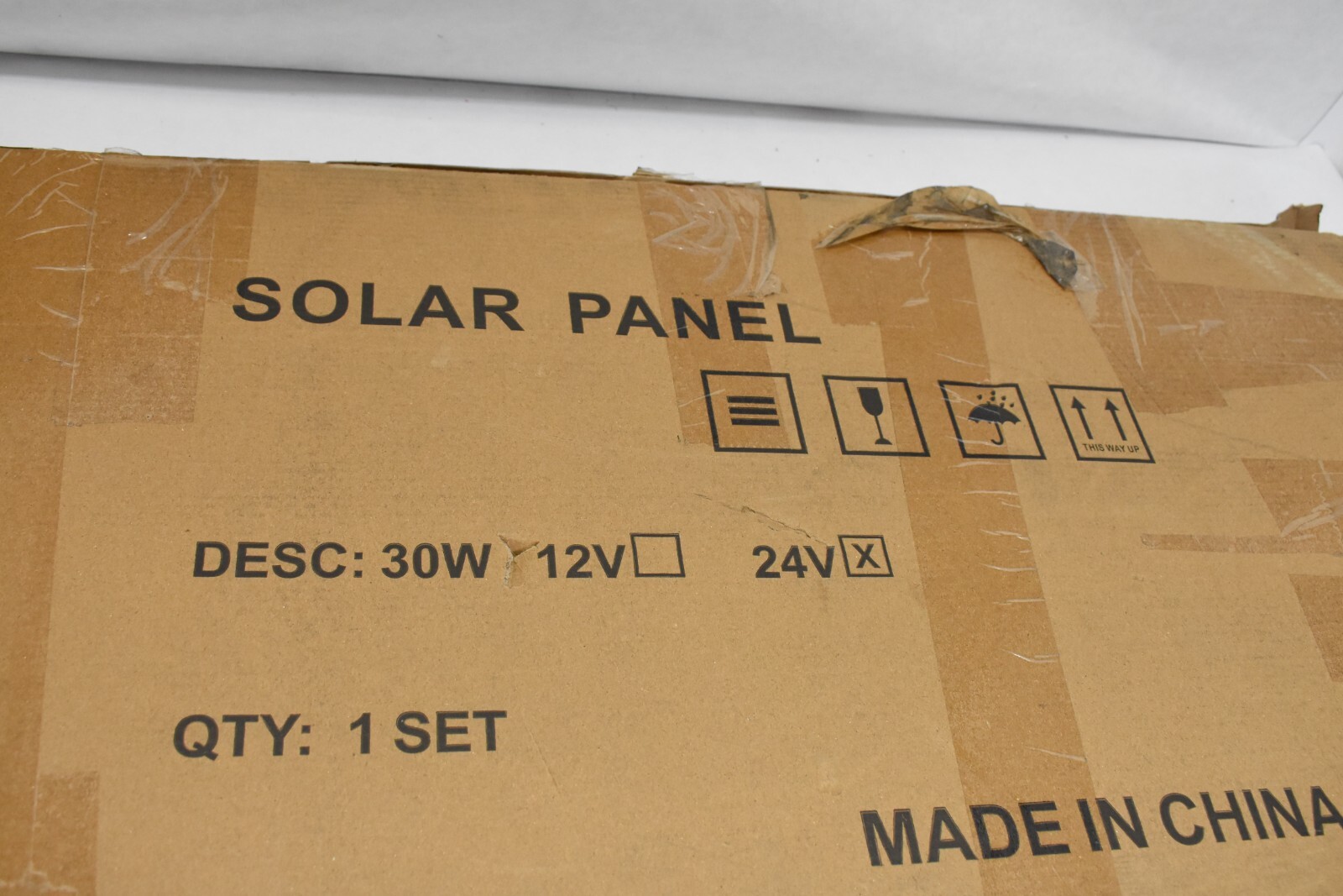 Aleko Monocrystalline Solar Panel Aluminum 30W 24V SP30W24V Solar Panel