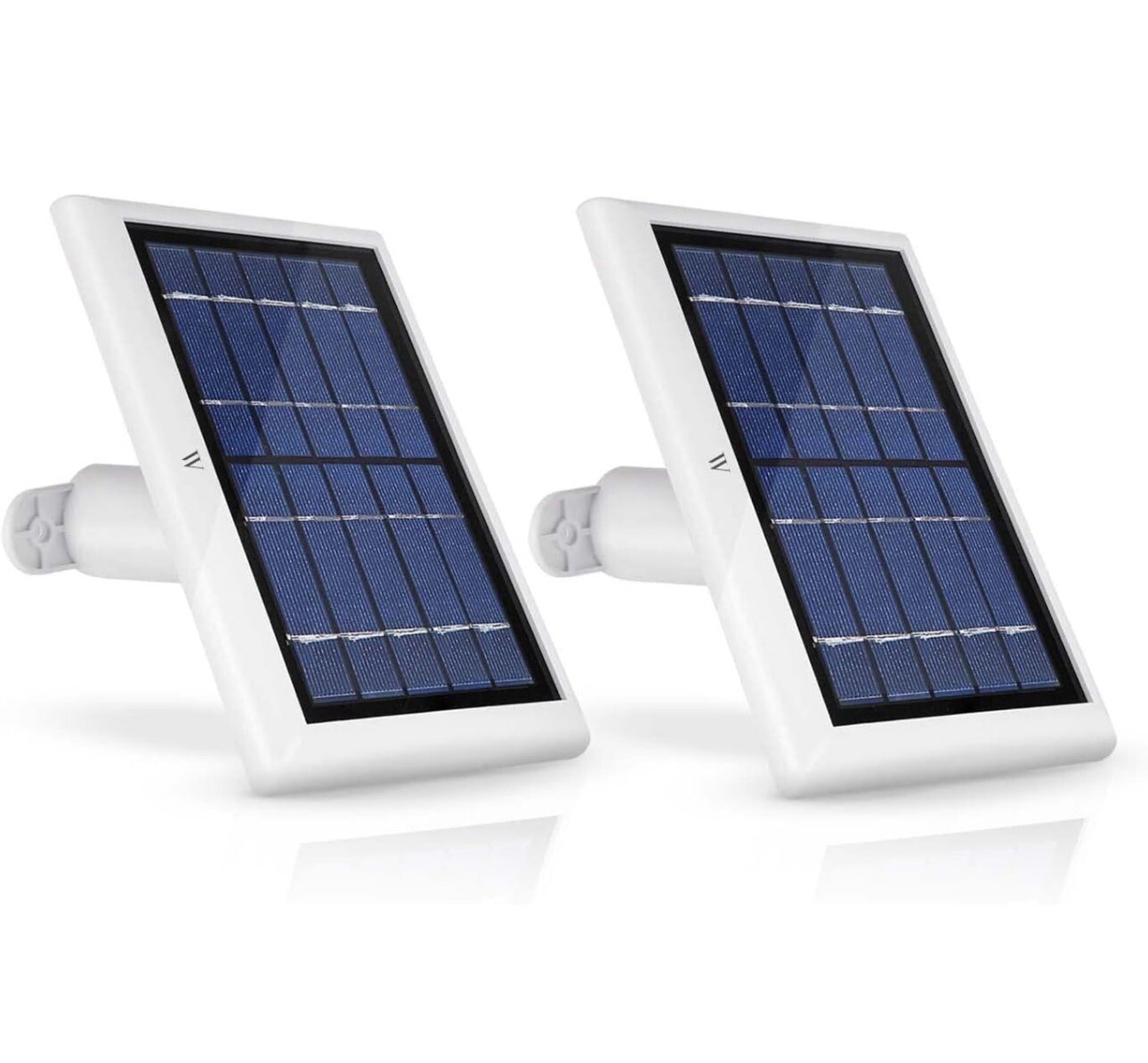 Wasserstein Solar Panel Compatible Ring Spotlight Cam, & Ring Stick Up 2 Pack