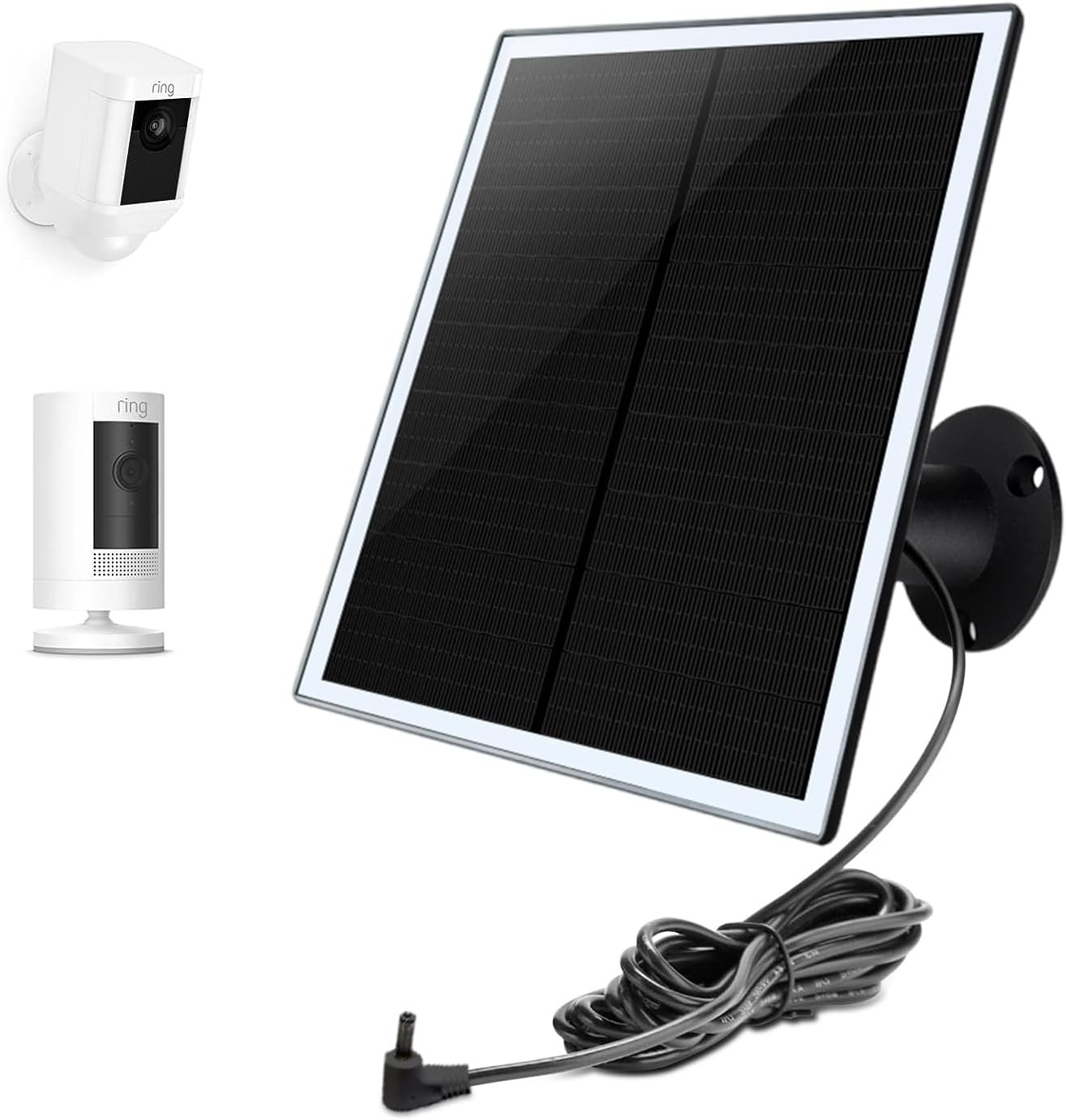 6W Solar Panel for Stick Up Spotlight Cam Plus Pro USB-C IP66 Waterproof