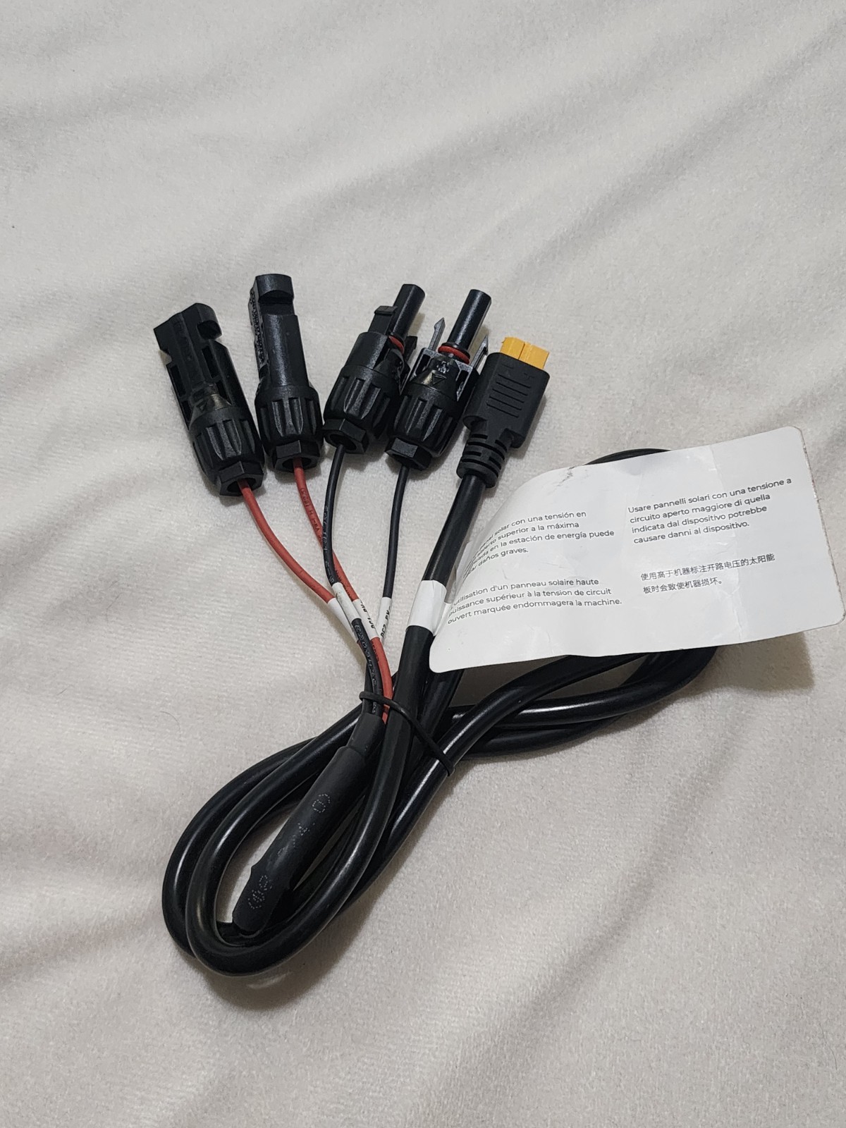 EcoFlow Solar Charge Cable Solar Adapter Connector NEW