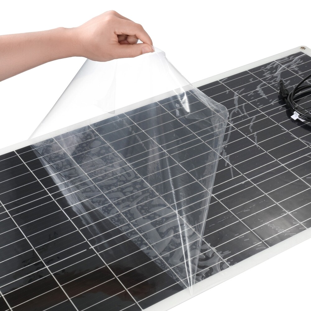 12V 300W Flexible Solar Panel Kit Caravan Camping Home Charging Battery