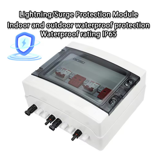 Solar PV Combiner Box 2 String 2 In 2 Out 500V DC IP65 Waterproof