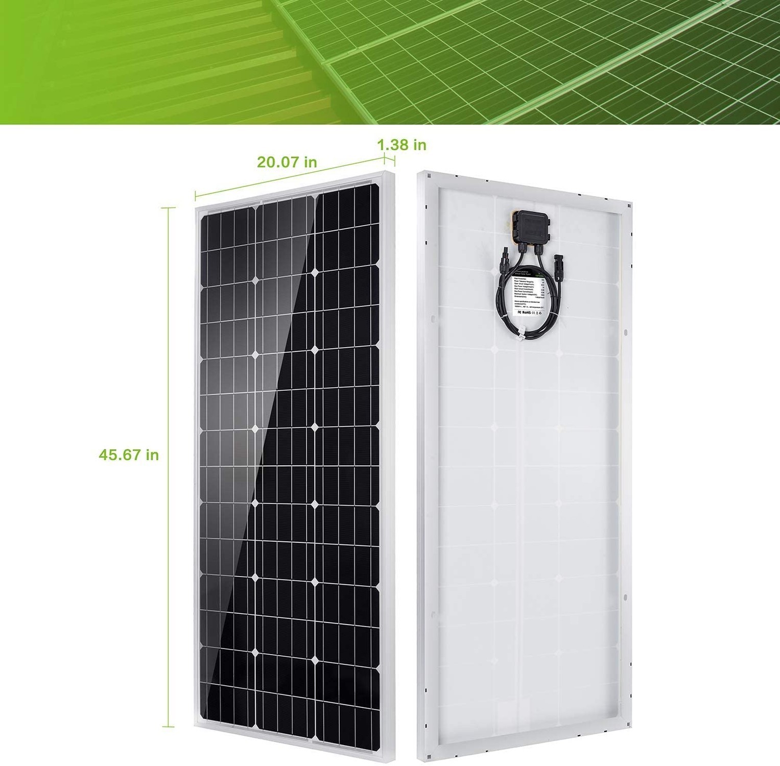 Topsolar Solar Panel Kit 200（2*100W) Watt 12 Volt Monocrystalline Off Grid Sy…