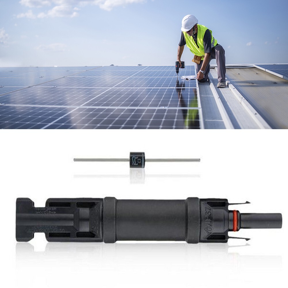 Solar Panel Fuse Holder And Fuse 25A Waterproof Inline PV Fuse Holder 1000VDC