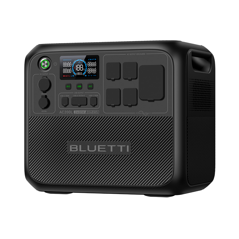 BLUETTI AC200L 2400W 2048Wh Power Station Home Backup Extreme Weather Renew