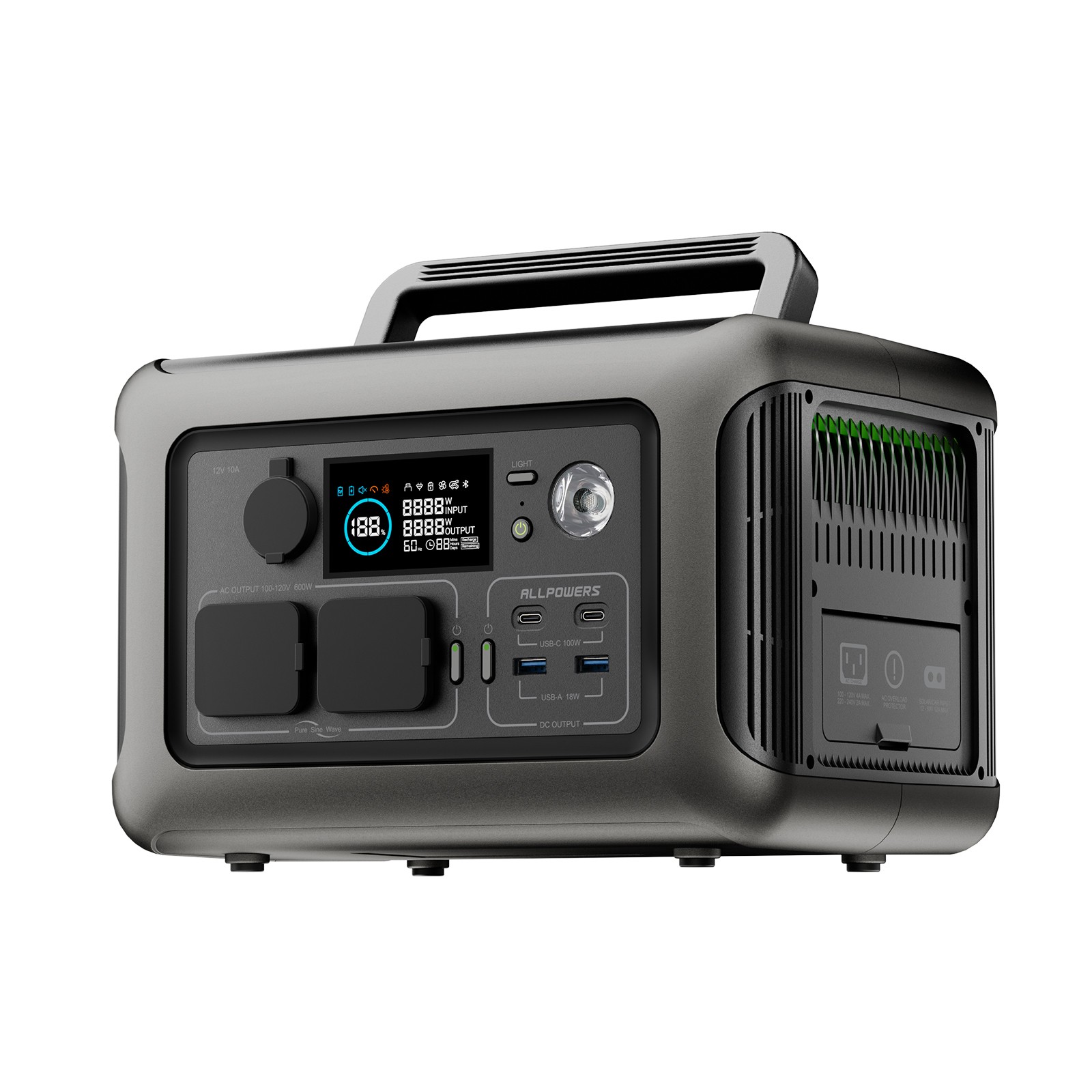 ALLPOWERS Solar Generator Power Station For Camping Home Emergency Refurbished